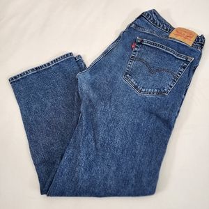 Levi's 505 Straight Leg Jean Men's Stonewashed Size 36x30